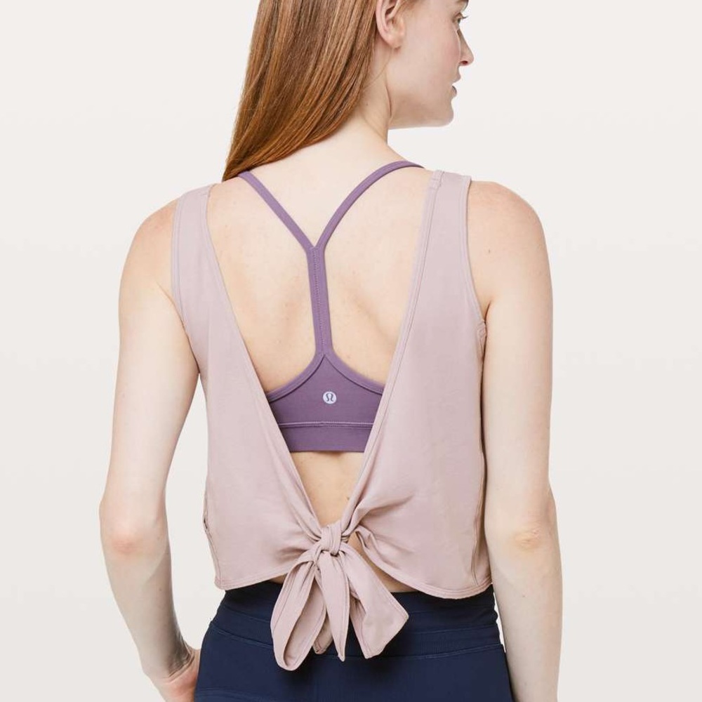 Lululemon Its a Tie tank in lilac smoke
